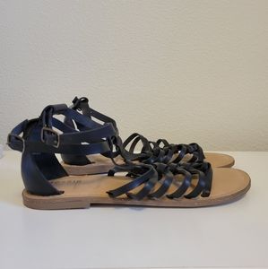 Torrid Black Gladiator Sandals Size 11